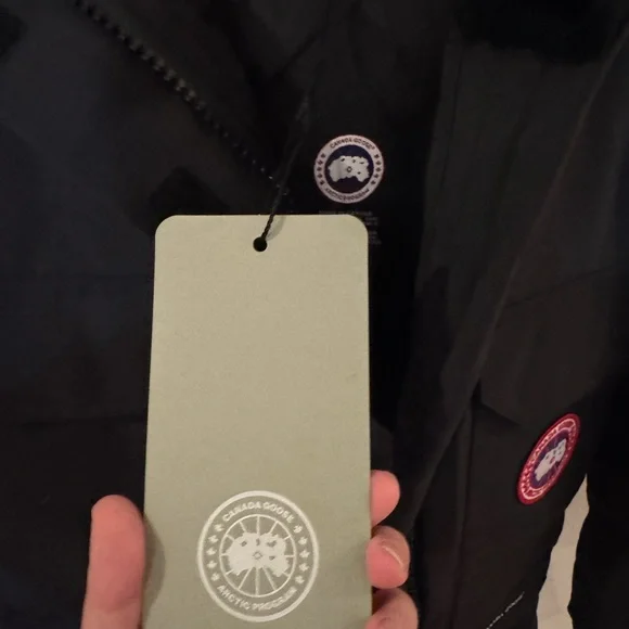 Canada Goose Black Expedition Parka with Fur Hood